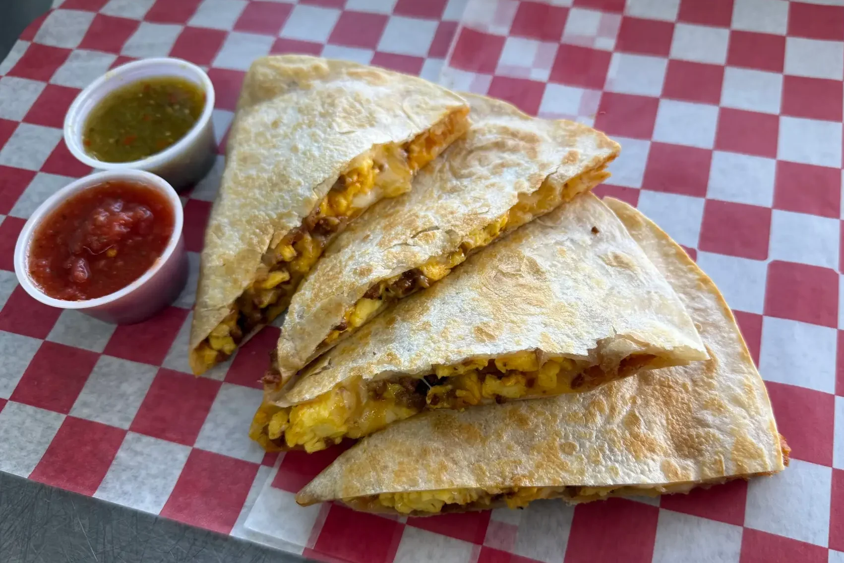 Billy Q's Breakfast Quesadilla